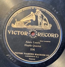 Haydn Qt – 78 rpm Victor GP 114: Annie Laurie; G+ cond