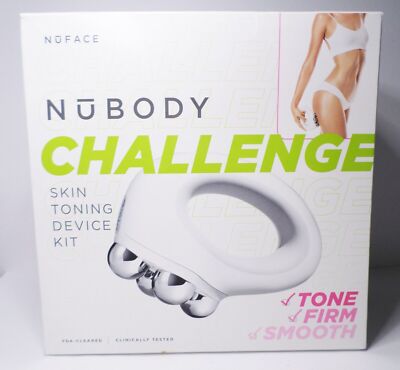 NuFace Nubody CHALLENGE Skin Toning Device KIT Tone Firm Smooth NIB Sealed