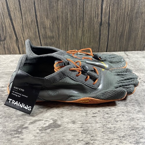VIBRAM WOMEN'S GRAY KSO EVO FIVEFINGERS RUNNING SHOES SIZE 7-7.5 EU 37 - Picture 3 of 8
