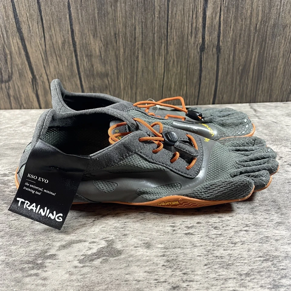 ZAPATOS PARA CORRER VIBRAM MUJER GRIS KSO EVO CINCO DEDOS TALLA 7-7,5 EU 37 Foto 3 de 4