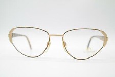 Vintage Rodenstock R7181 Gold Multicolor Oval Glasses Frame NOS