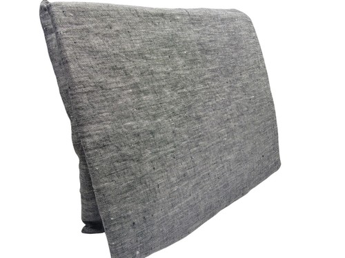 West Elm European Flax Linen Shower Curtain, Slate Melange 72x84 OB NWOT - Picture 2 of 8