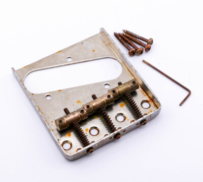 AGP   - Vintage Telecaster   Aged Relic 3-Saddle Bridge with Notched Brass