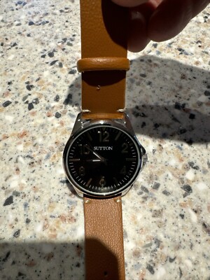 Sutton Japan PC21J7 watch W/Vegan Leather Band | eBay