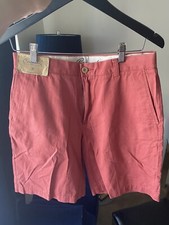 NWT Mens Roundtree Yorke 100 Cotton Shorts Size 32 W Coral