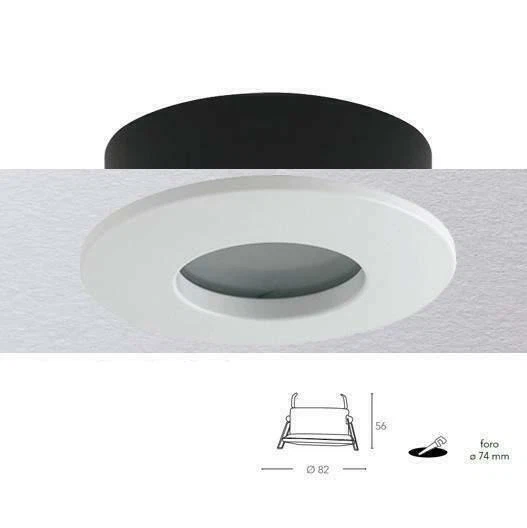 Faretto Cromoterapia incasso LED RGB 8W + LUCE BIANCA impermeabile IP65 doccia - Immagine 4 di 4