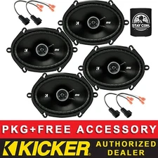 KICKER 43DSC6804 6"X8" OEM SPEAKER REPLACEMENT KIT FOR FORD F-150 1999-2014