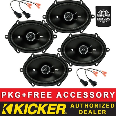 KICKER 43DSC6804 6''X8'' OEM SPEAKER REPLACEMENT KIT FOR FORD F-150 1999-2014