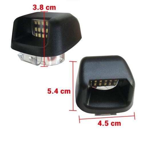2x luce targa bianca 18 LED adatta per Nissan Navara D40 Frontier 2007-2019 - Bild 2 von 5