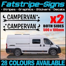 CAMPER VAN VINYL STICKERS DECAL GRAPHICS MOTORHOME DECAL CARAVAN DECAL DAY VAN