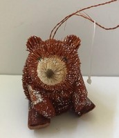 Crate & And Barrel Buri Animal Ornament- Brown Bear- Crate & And Barrel Buri Animal Ornament- Brown Bear-