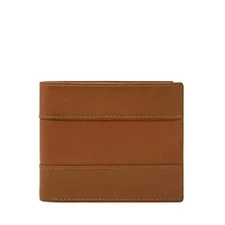 Fossil Everett Leather Bifold Wallet with Flip ID Window Mens