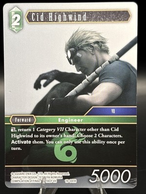 Final Fantasy TCG - Cid Highwind - 19-041H - From Nightmares