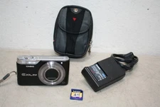 Casio Exilim EX H5 12.1MP Digital Camera Black Tested