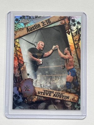 Stone Cold Steve Austin 2026 Topps Chrome WWE Austin 3:16 #3:16-16