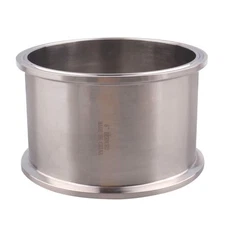 Sanitary Spool Tube with Clamp Ends,Stainless Steel 304 Seamless Round Tubing...