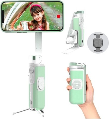 PowerVision S1 - 3-Achsen Stabilisator Smartphone Gimbal grün