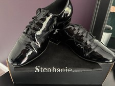 Stephanie Professional Men's Dance Shoes. New. Black. Size 10.5.