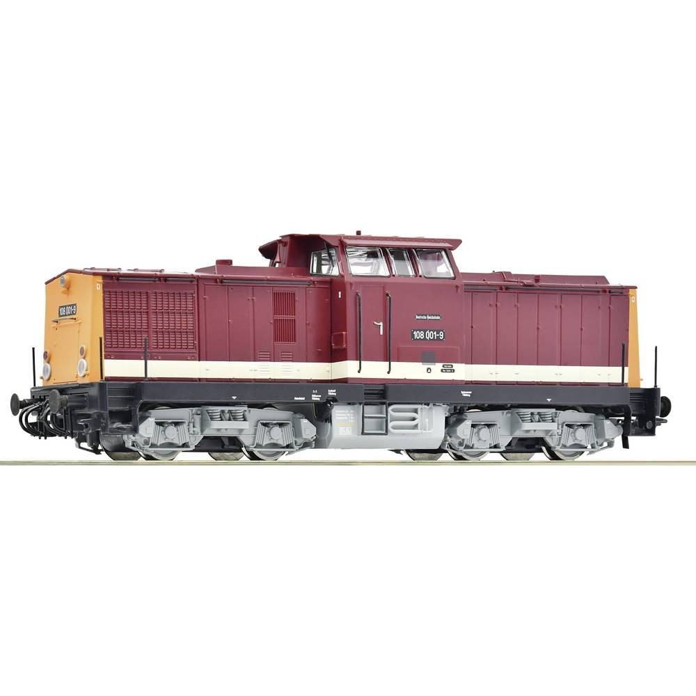 Locomotive diesel H0 Roco 70817 DR 108 001-9 : finis les déraillements sur vos circuits