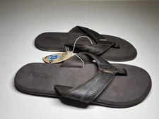 Flojos Men's Size 13 Flip Flops Gage Fully Lined Strap With Padding Arch Support