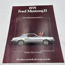 Vintage 1975 Ford Mustang Ii Oem Dealer New Car Sales Brochure Nos Vintage 1975 Ford Mustang Ii Oem Dealer New Car Sales Brochure Nos
