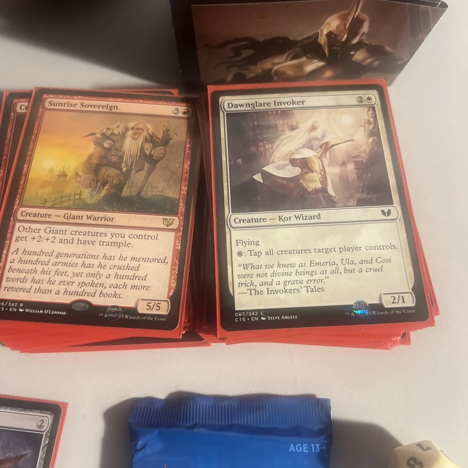 MTG Wade into Battle Commander 2015 Complete Deck Magic NM/MT Includes Extras - Image 2 of 4