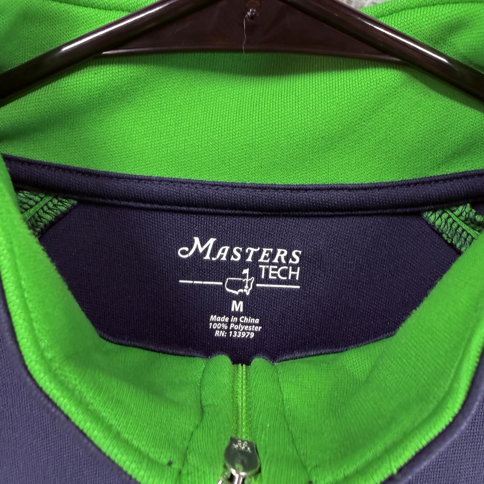The Masters Tech 1/4 Zip Polyester Pullover Jacke… - image 3