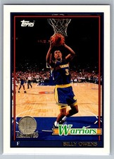 1992-93 Topps Archives GOLD #147 Billy Owens Golden State Warriors