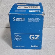 Canon Micrographics GZ Zoom Lens 9-16x MG1-8122-002 3678A002