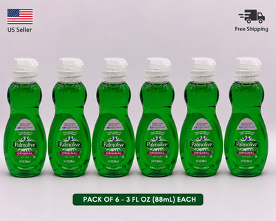 Palmolive Ultra Strength Dish Soap Original 3oz Grease Fighter Pack of 6 Bottles