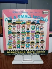 1965 Walt Disney It's A Small World 33 RPM 18 Folk Songs Vinyl Record STER 1289.