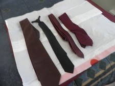 VTG SKINNY TIE AND 3 OTHERS--- 20.00 OR BEST OFFER