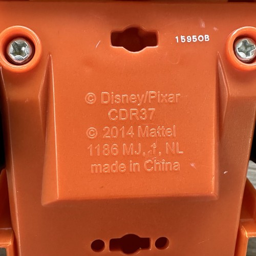 Disney Pixar Cars Frank the Combine Harvester 2014 Orange Plastic Toy 6" Used - Picture 11 of 16