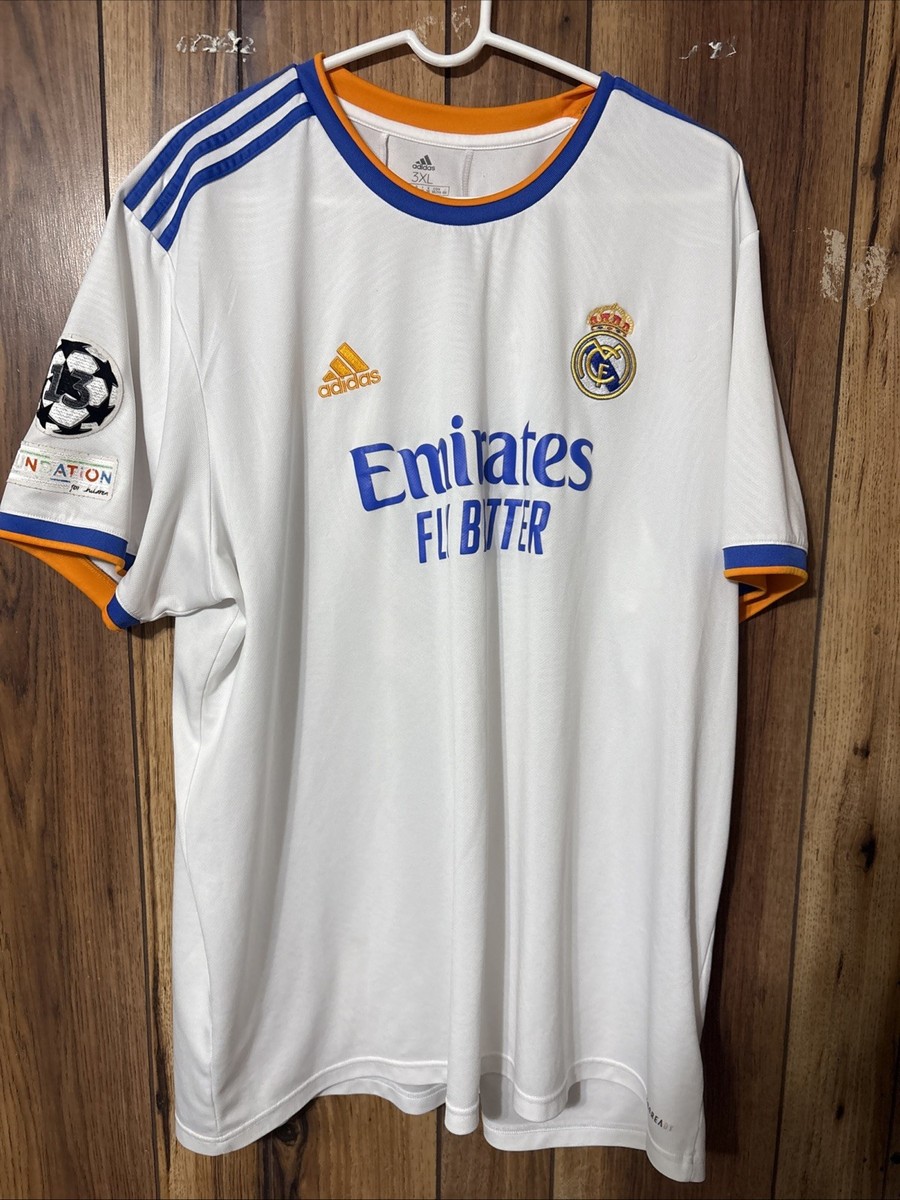 【USED】 adidas Real Madrid BENZEMA yoji adidas Real Madrid Karim Benzema #9 Emirates Fly Better Soccer