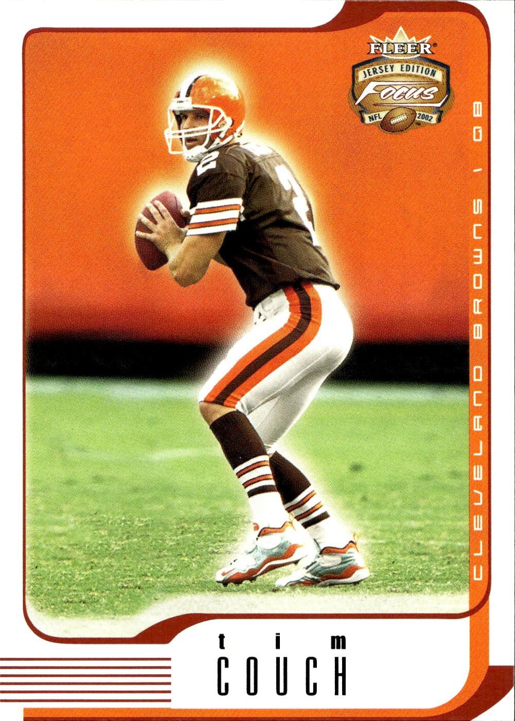 2002 Fleer Focus Jersey Edition #46 Tim Couch