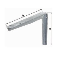 Gah Konsole L.300Mm H.250Mm Sta Roh Tzn Trgf.250Kg Konsolen 800710 Konsole
