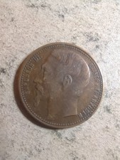 Jeton Medaille Napoleon III.  Kaiser  d. Franzosen  /25706
