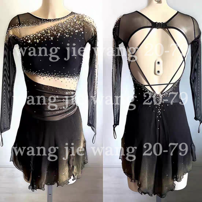 black figure skating dress tuxedo girls FC1228 - Other - Brand tests Fabric Ice Figure Skating Dress Figure