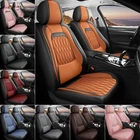 For Toyota Full Set Car Seat Covers 5-Seat Nappa Leather Auto Cushion Protector