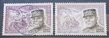 Superbe Variété TP N° 1270 (Lilas Et Gris Extra Pâle) + Normal /Oblitéré / 1960