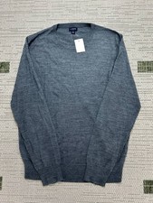 J.Crew Sweater Mens Medium Blue Wool Blend Knit Pullover New