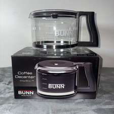 BUNN 10 Cup 50 Oz. Replacement Glass Coffee Pot Decanter Model NCD New Open Box