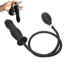 Silicone Inflatable Ball Plug Extreme Dilator Trainer Air Pump
