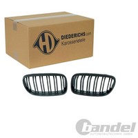 Diederichs Sport KÜHlergrill Nieren Schwarz Matt Passend FüR Bmw 3Er E90 E91