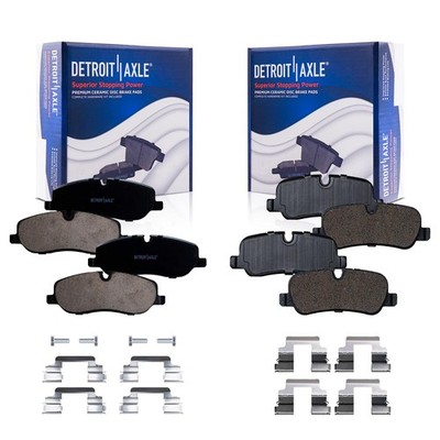 Front & Rear Brake Pads for 2005-2009 Land Rover LR3