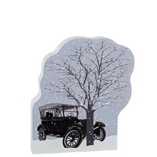 Cat's Meow Village Christmas It's a Wonderful Life George's Car Wreck #21-482