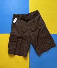 Levi  s Cargo Shorts Brown Mens 31 Gorpcore Y2K Baggy NEW w/ Tags  Belt
