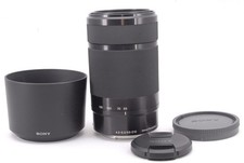 Sony E 55-210mm F/4.5-6.3 OSS Lens SEL55210 with Hood
