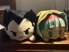 "Juguete de peluche Dragon Ball Z Vegeta y Bulma mochibi 6"""