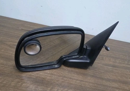 1999-2002 Silverado Sierra Tahoe LH Driver Side Black Power Door Mirror OEM